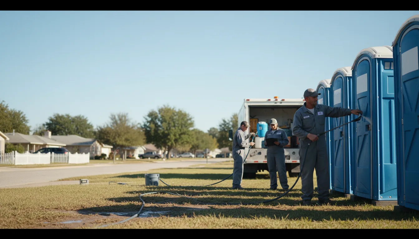 Long-Term Portable Toilet Rental in Ozark, AR near me